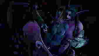 Alázatos hódolat a sötét úrnőnek, izgató animáció a világűrből